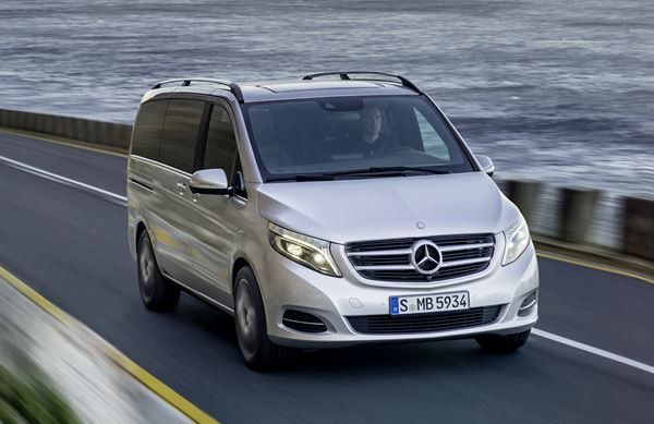 Le monospace Mercedes Classe V peut accueillir jusqu'à huit personnes