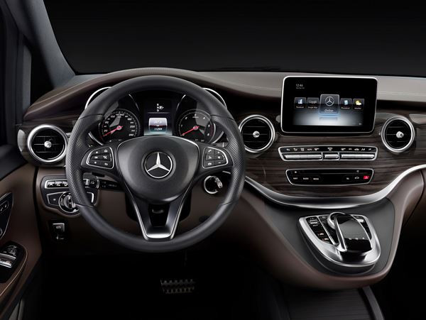 Le monospace Mercedes Classe V peut accueillir jusqu'à huit personnes
