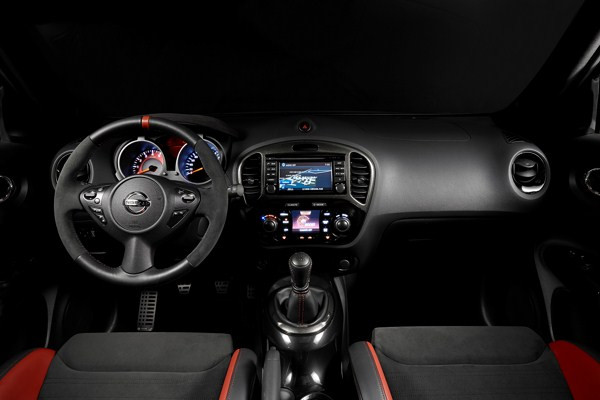 Le Nissan Juke Nismo RS hautes performances développe une puissance de 218 ch