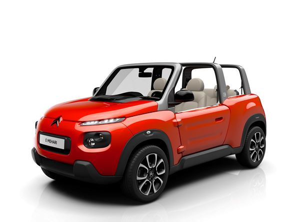 Une Citroën e-Mehari électrique qui revendique un côté décalé