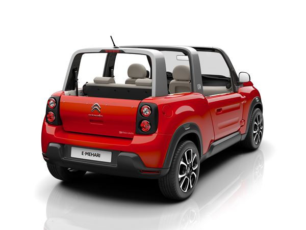 Une Citroën e-Mehari électrique qui revendique un côté décalé