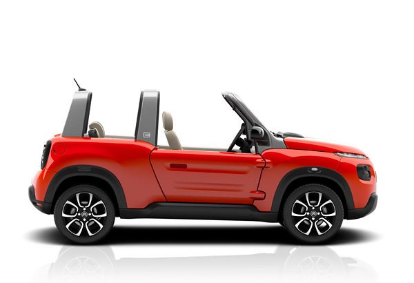 Une Citroën e-Mehari électrique qui revendique un côté décalé