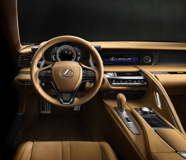 Le luxueux coupé Lexus LC  affiche un style spectaculaire