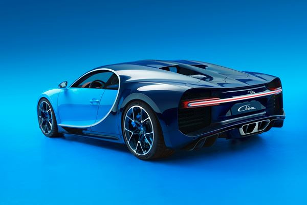 La supercar de l’extrême Bugatti Chiron développe une puissance de 1 500 ch