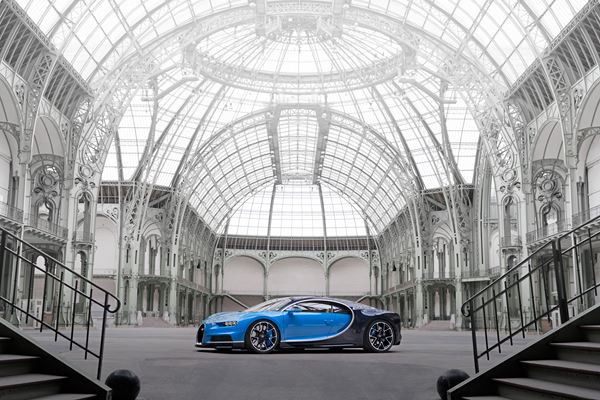 La supercar de l’extrême Bugatti Chiron développe une puissance de 1 500 ch