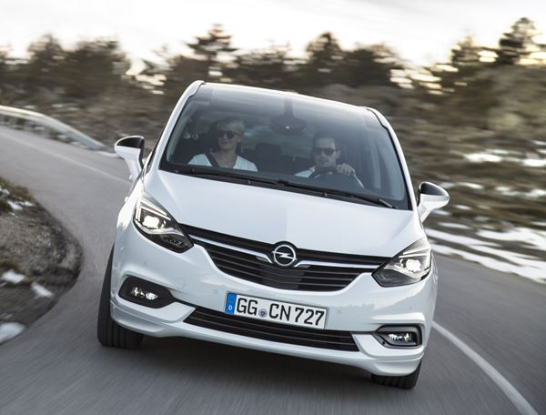 L'Opel Zafira s'offre une nouvelle calandre et un système multimédia connecté
