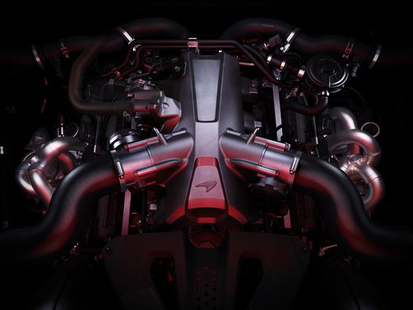 La supercar McLaren 720S embarque un moteur V8 4 litres biturbo de 720 ch