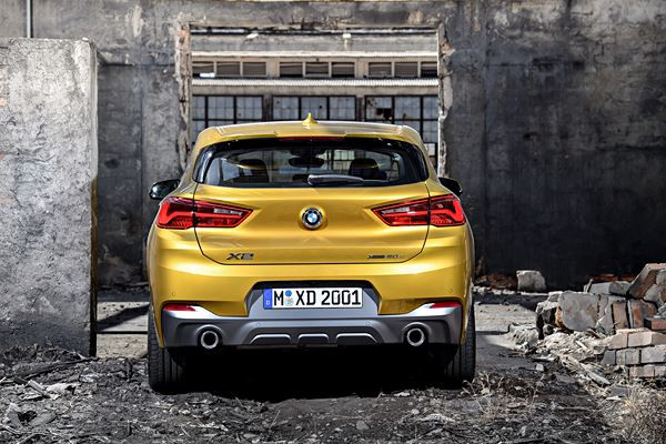 La BMW X2 affiche une allure athlétique