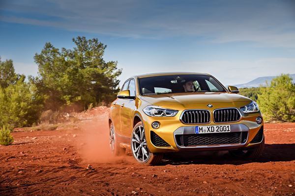 La BMW X2 affiche une allure athlétique