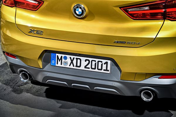 La BMW X2 affiche une allure athlétique