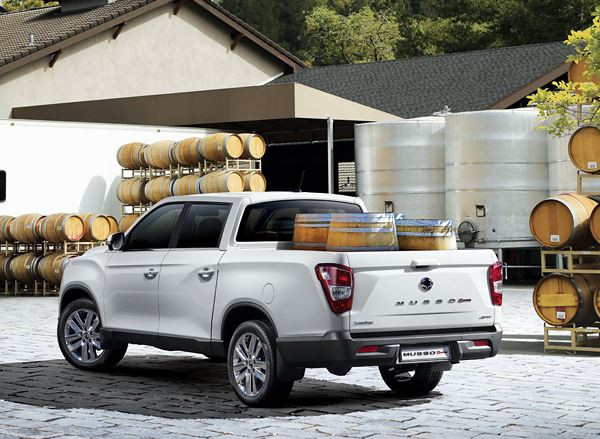 Le SsangYong Musso Grand associe une cabine 5 places à une benne de 1 262 litres