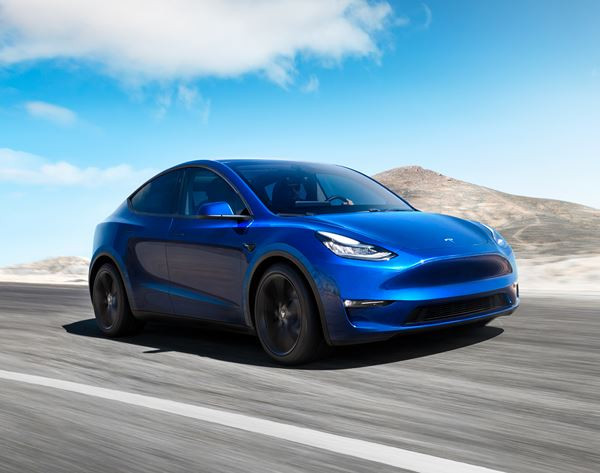 Le SUV électrique de taille intermédiaire Tesla Model Y se dévoile