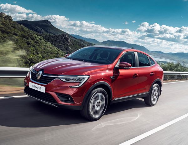 Le SUV coupé Renault Arkana affiche un design musclé