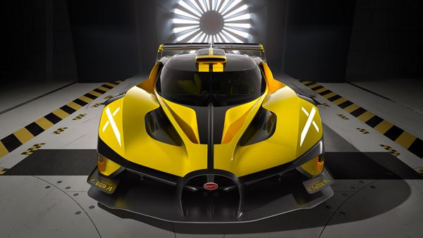 L'hypersportive Bolide Bugatti affiche un rapport poids/puissance de 0,9 kg/ch