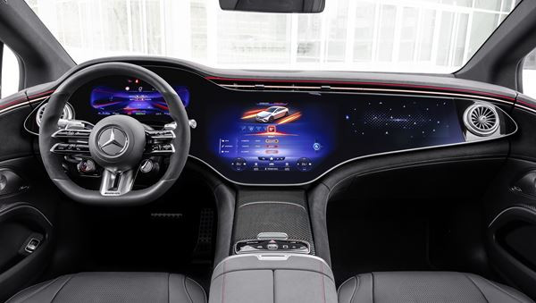 La berline de luxe électrique Mercedes-AMG EQS 53 4MATIC plus développe 761 ch