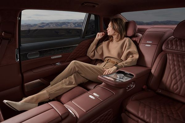 La grande berline G90 est le porte étendard de la marque haut de gamme Genesis
