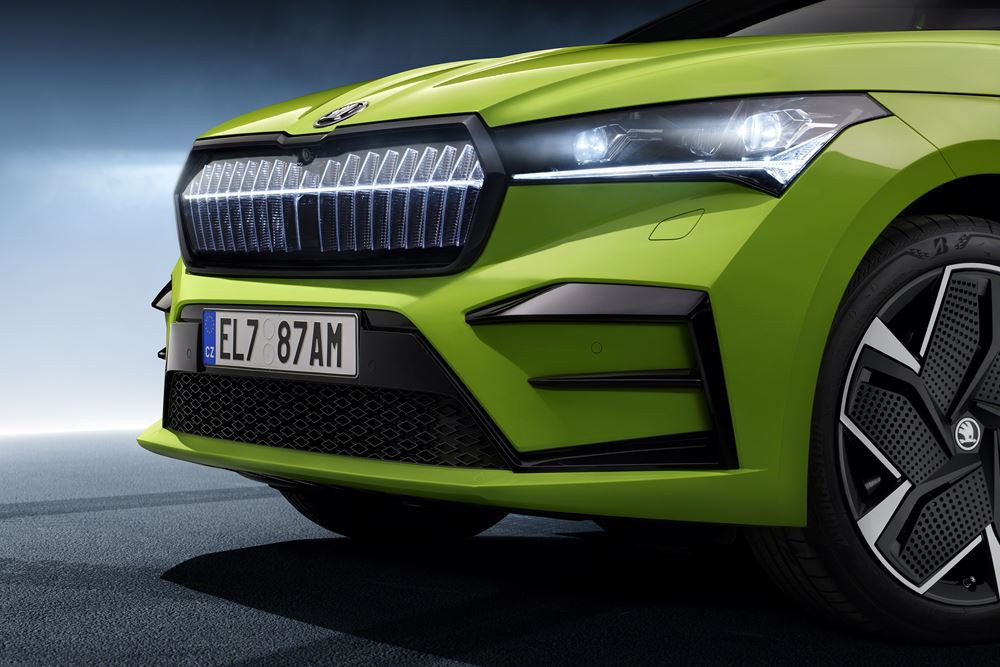 La Skoda Enyaq Coupé iV RS électrique développe 300 ch et 460 Nm de couple