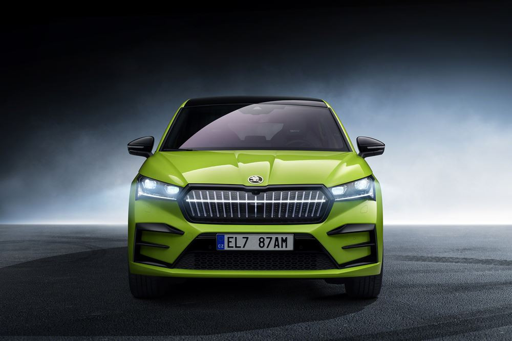 La Skoda Enyaq Coupé iV RS électrique développe 300 ch et 460 Nm de couple