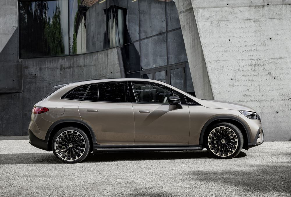 Le Mercedes EQE SUV électrique affiche jusqu'à 590 km d'autonomie WLTP