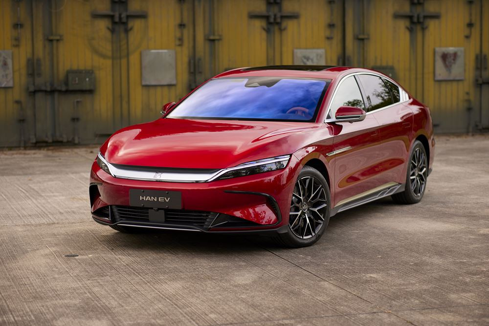 La berline routière électrique Byd Han offre des prestations de haut niveau