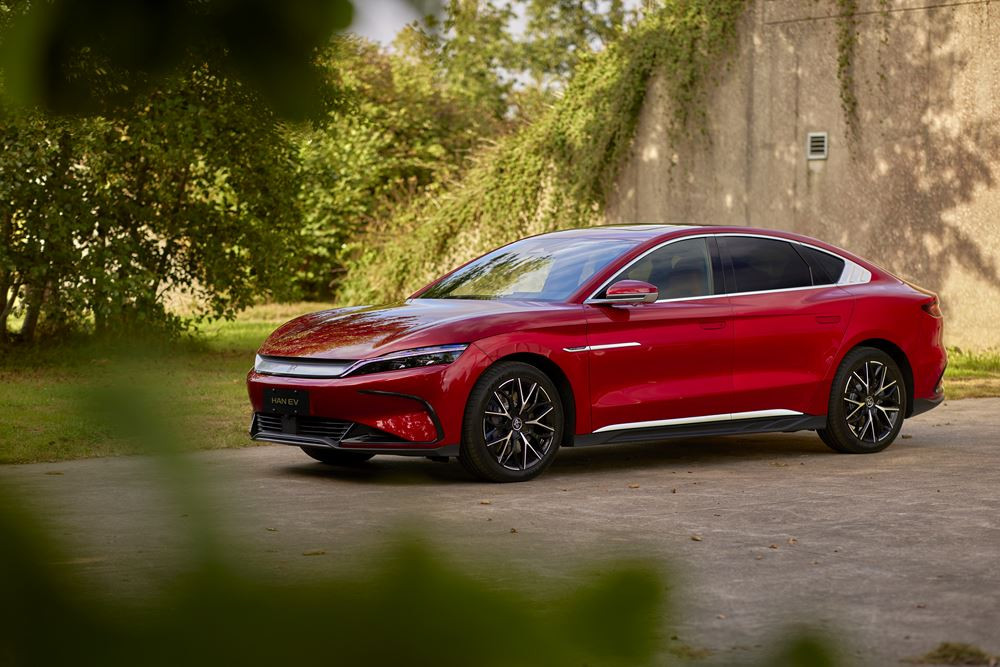 La berline routière électrique Byd Han offre des prestations de haut niveau