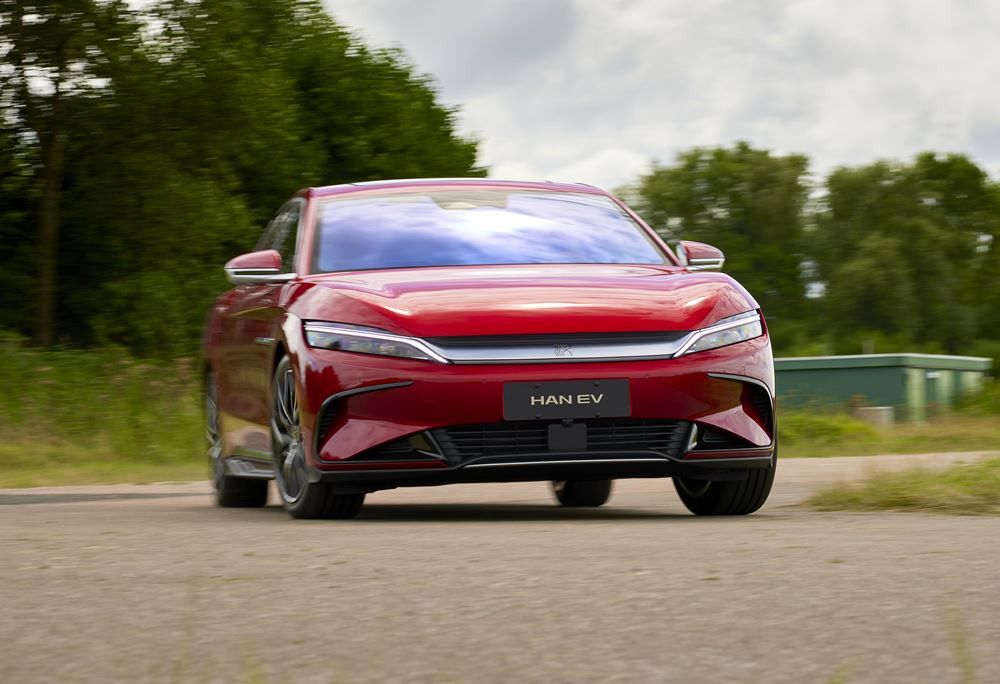 La berline routière électrique Byd Han offre des prestations de haut niveau