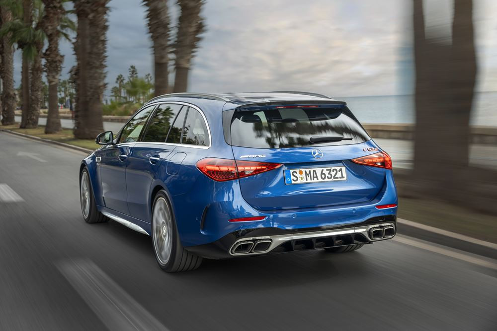Le break hybride Mercedes-AMG C 63 S E Performance mobilise une puissance totale de 680 ch