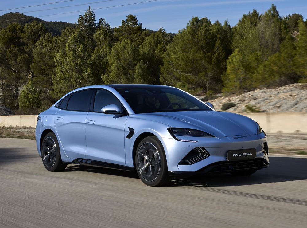 La berline électrique du segment D Byd Seal affiche une autonomie WLTP allant jusqu'à 570 km