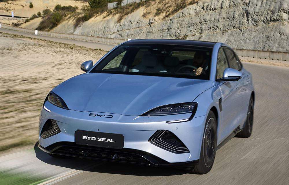 La berline électrique du segment D Byd Seal affiche une autonomie WLTP allant jusqu'à 570 km