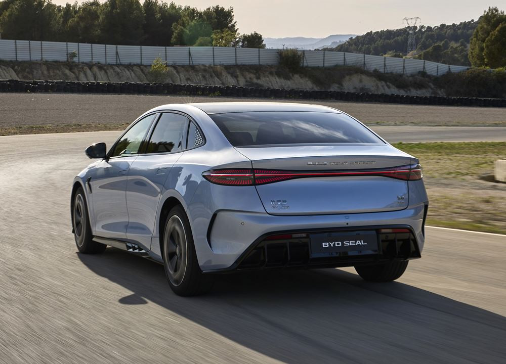 La berline électrique du segment D Byd Seal affiche une autonomie WLTP allant jusqu'à 570 km