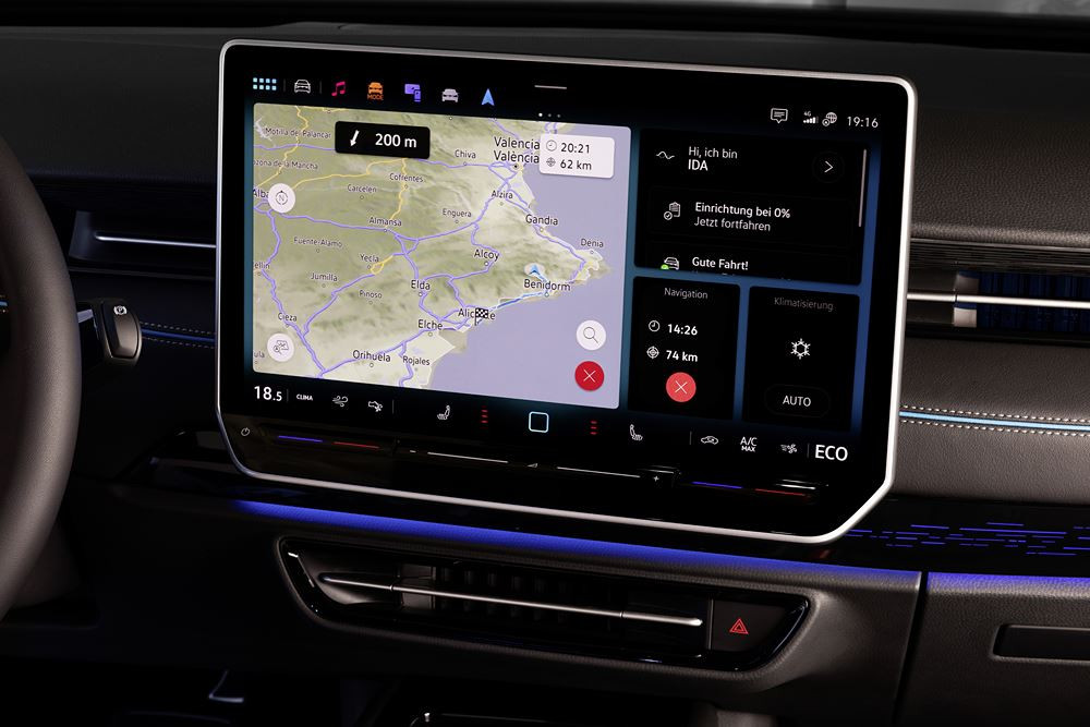 La grande routière Volkswagen ID.7 électrique affiche une autonomie WLTP pouvant aller jusqu'à 700 km