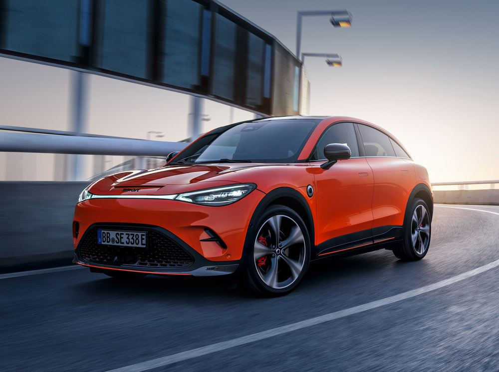 Le SUV coupé électrique smart #3 revendique une allure sportive premium