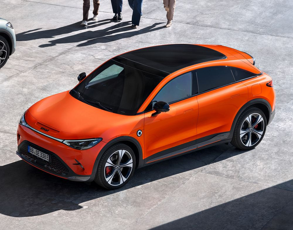 Le SUV coupé électrique smart #3 revendique une allure sportive premium