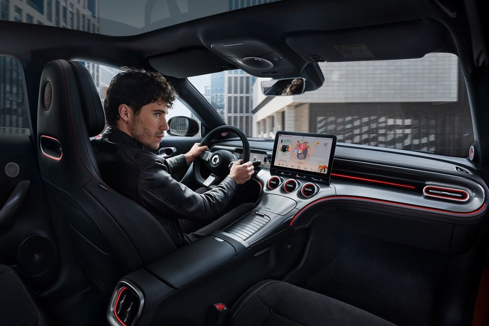 Le SUV coupé électrique smart #3 revendique une allure sportive premium
