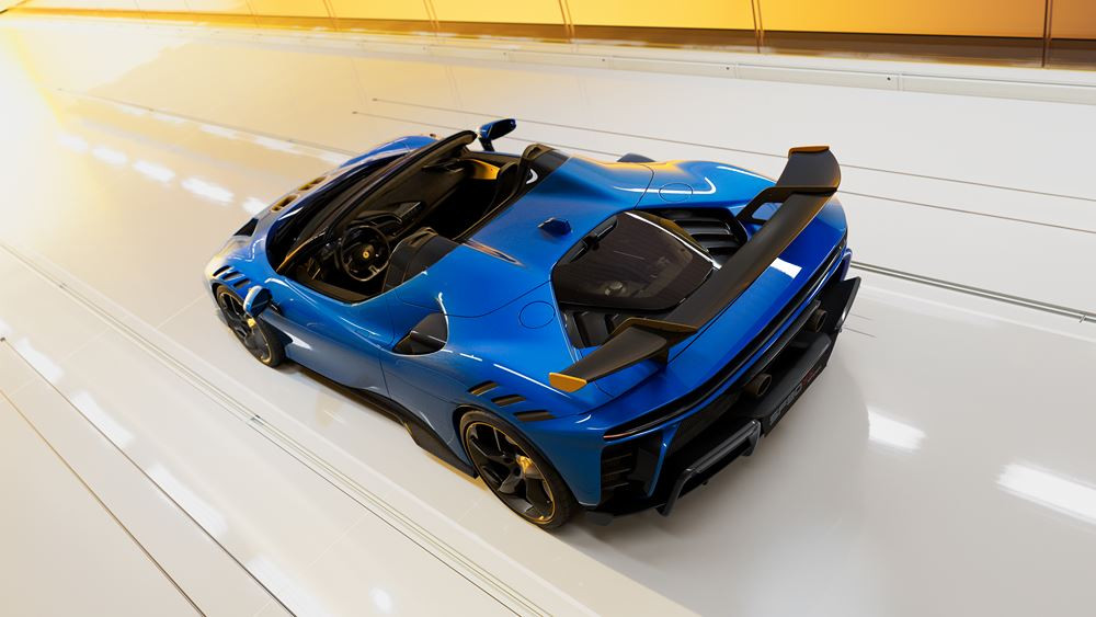 La Ferrari SF90 XX Spider à moteur V8 hybride rechargeable développe une puissance de 1 030 ch
