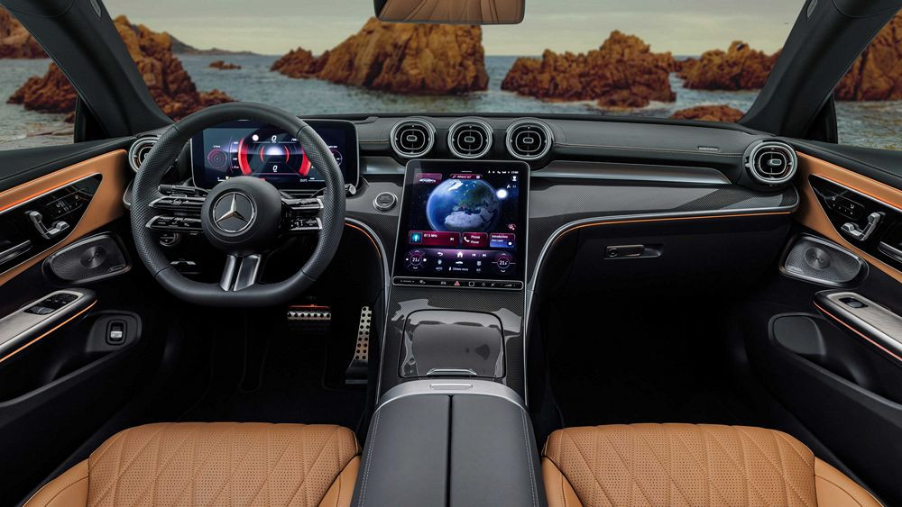 La Mercedes-Benz CLE coupé reprend des éléments techniques de la Classe C et de la Classe E