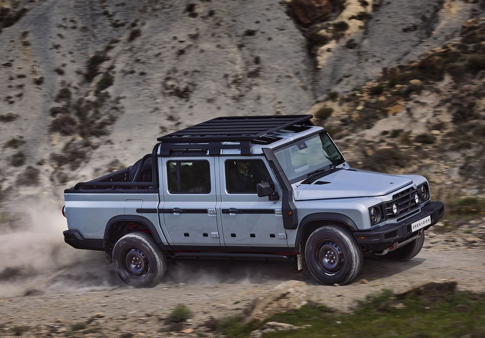 Le pick-up double cab Ineos Grenadier Quartermaster revendique des capacités tout-terrain sans compromis