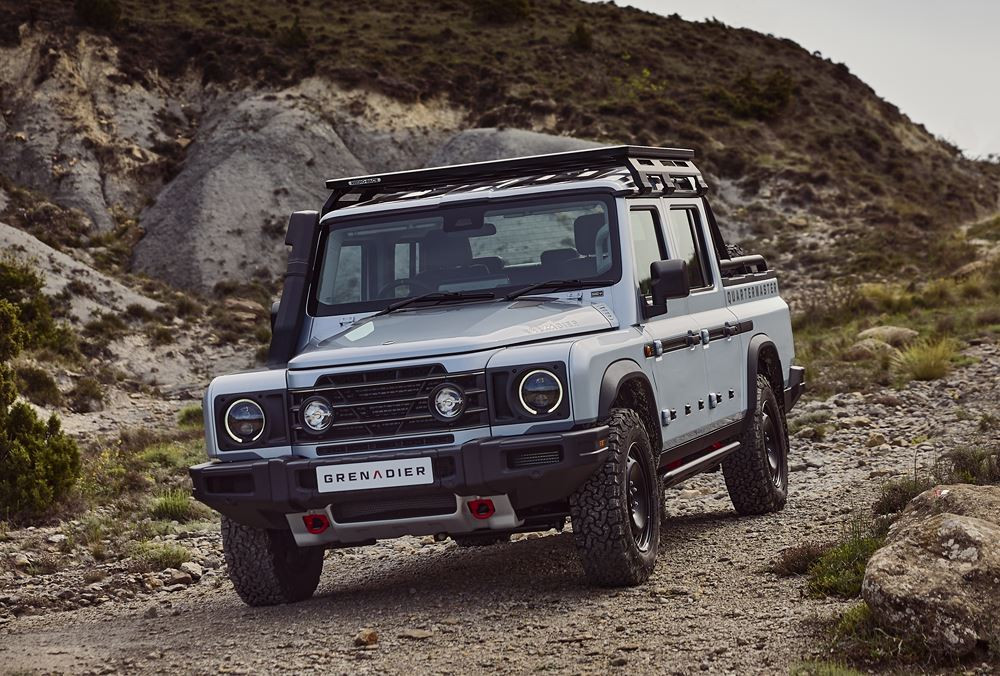 Le pick-up double cab Ineos Grenadier Quartermaster revendique des capacités tout-terrain sans compromis