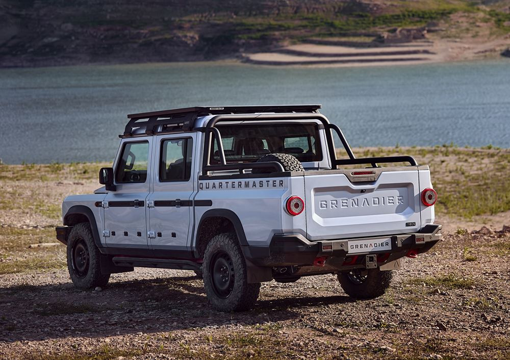 Le pick-up double cab Ineos Grenadier Quartermaster revendique des capacités tout-terrain sans compromis