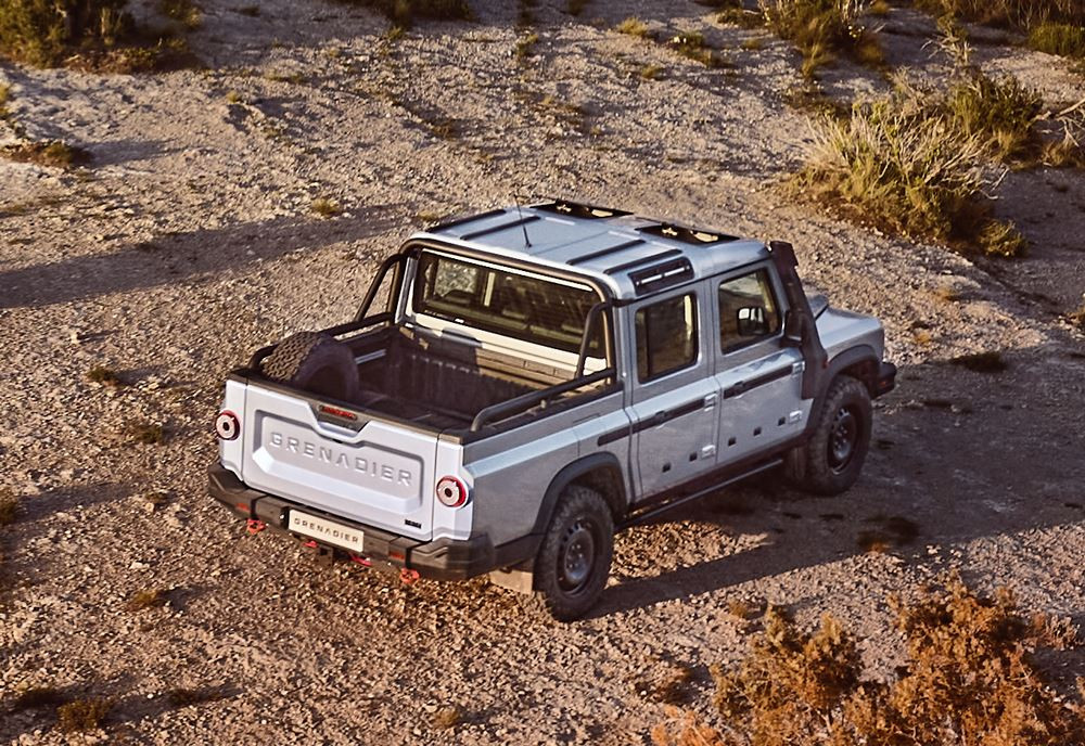 Le pick-up double cab Ineos Grenadier Quartermaster revendique des capacités tout-terrain sans compromis