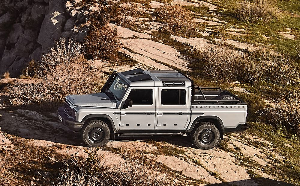Le pick-up double cab Ineos Grenadier Quartermaster revendique des capacités tout-terrain sans compromis