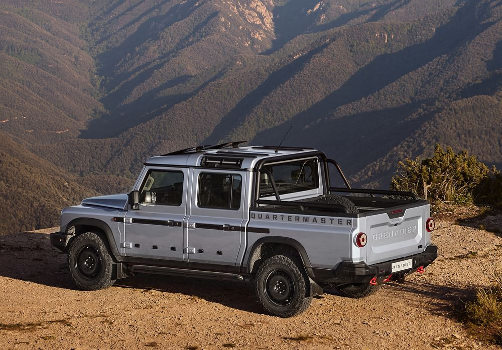 Le pick-up double cab Ineos Grenadier Quartermaster revendique des capacités tout-terrain sans compromis