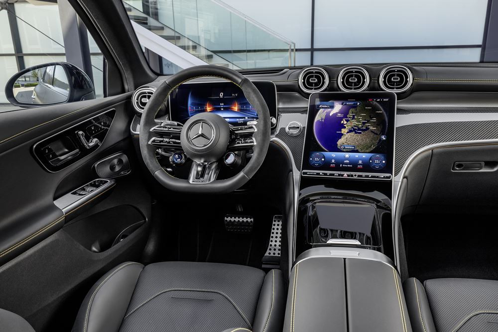 Le Mercedes-AMG GLC 63 S E Performance délivre une puissance combinée de 680 ch