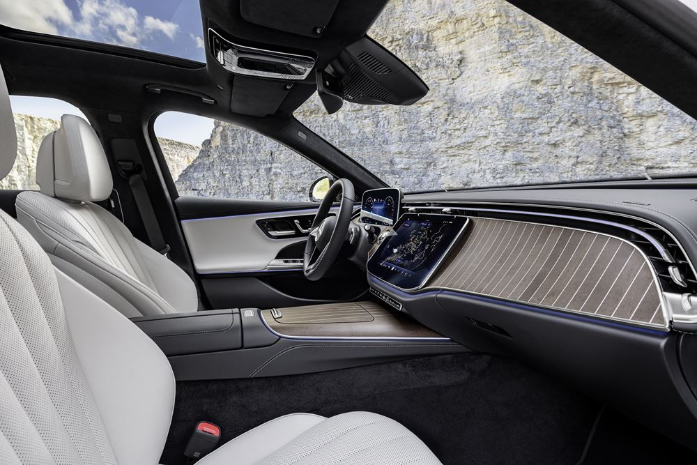 La Mercedes Classe E All-Terrain est équipée d'une suspension pneumatique Airmatic à chambre unique