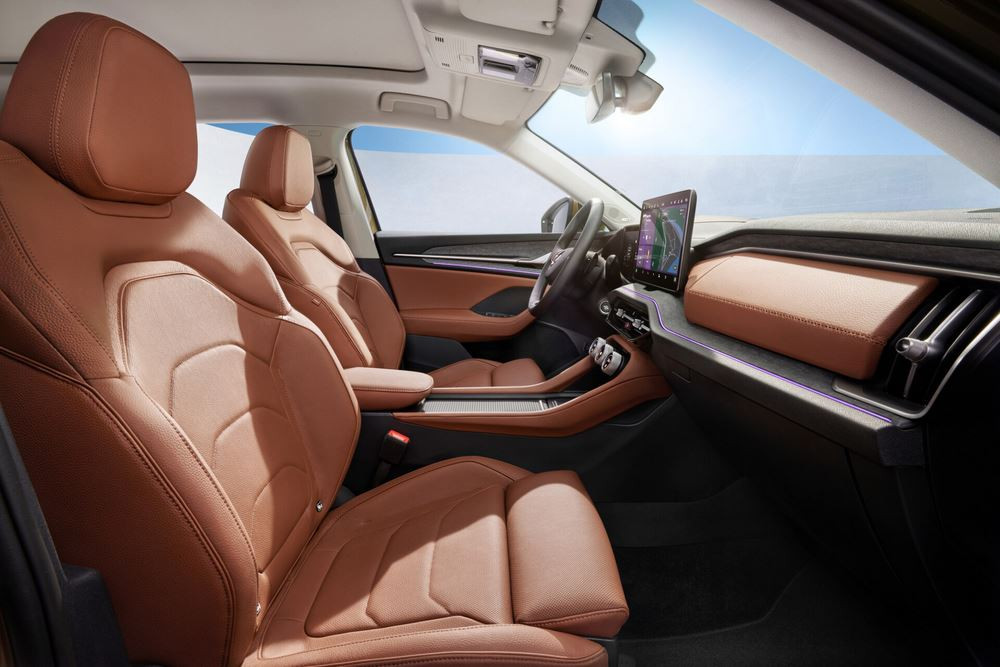 La deuxième génération du Skoda Kodiaq offre plus d'espace intérieur en troisième rangée