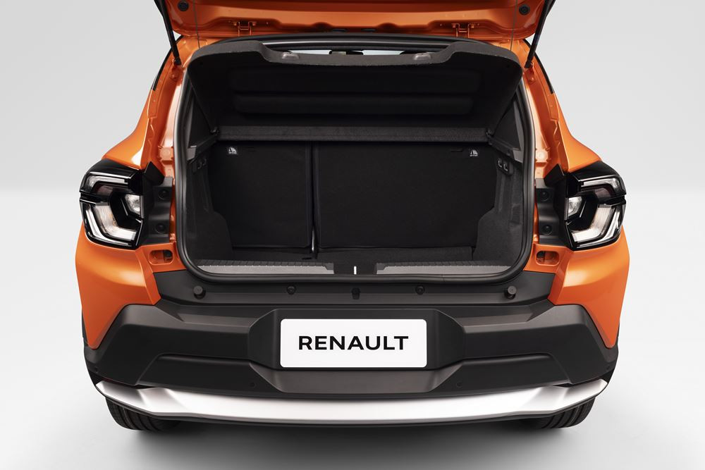 Le Renault Kardian affiche un look de petit SUV affirmé avec une silhouette robuste