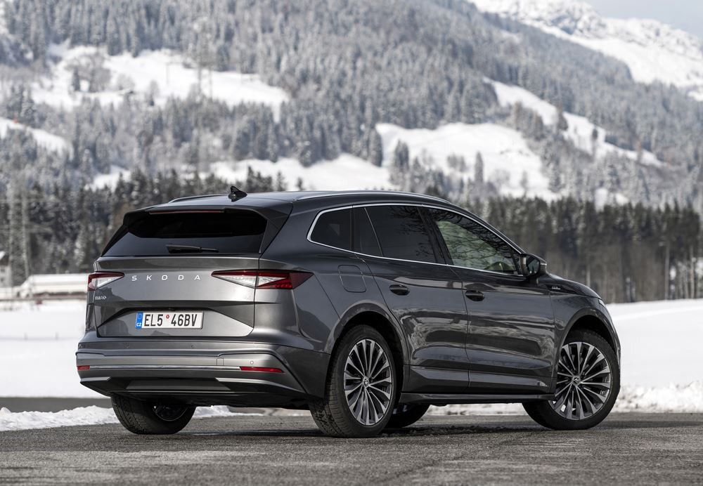 Le SUV électrique de taille intermédiaire Skoda Enyaq bénéficie d'améliorations techniques