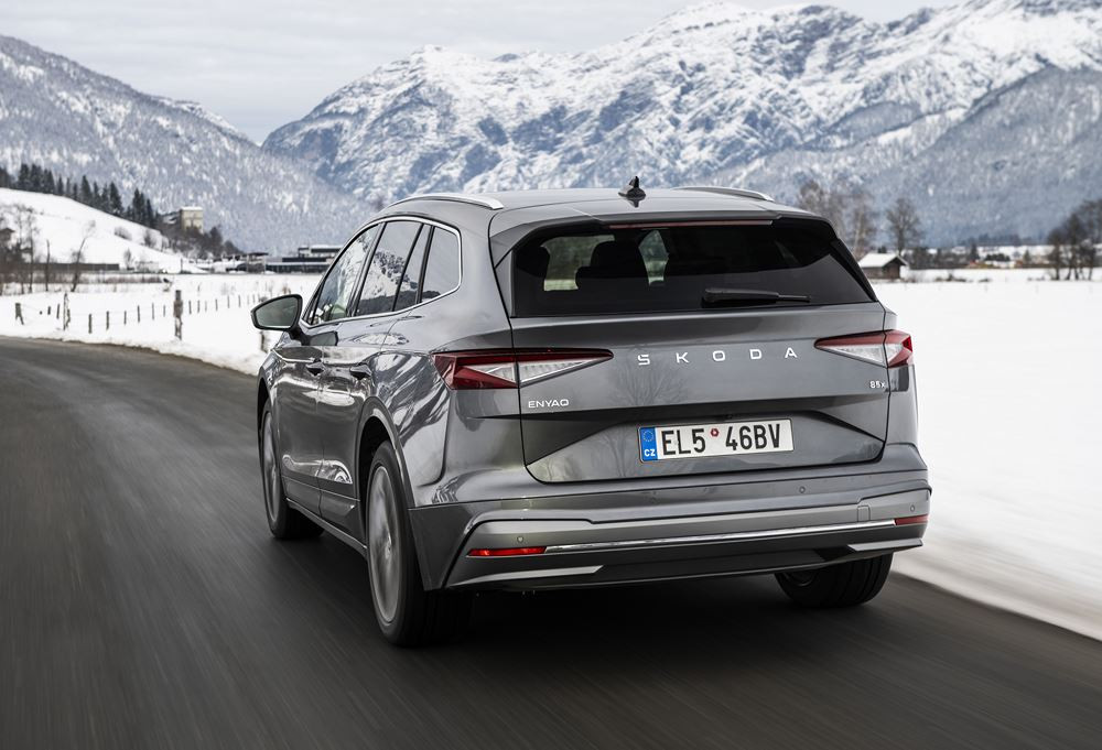 Le SUV électrique de taille intermédiaire Skoda Enyaq bénéficie d'améliorations techniques