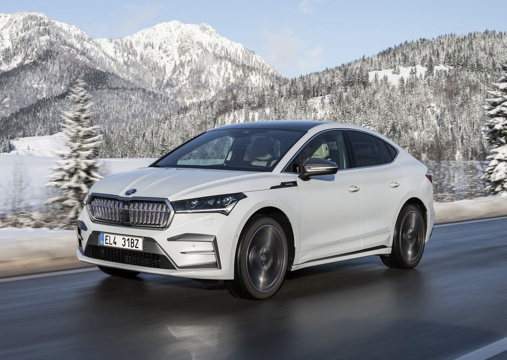 Le SUV Coupé électrique de taille intermédiaire Skoda Enyaq reçoit des améliorations techniques