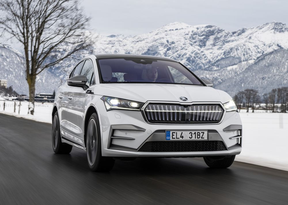 Le SUV Coupé électrique de taille intermédiaire Skoda Enyaq reçoit des améliorations techniques